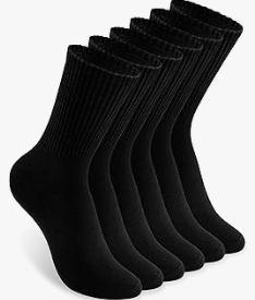 Training Crew Socks — Black